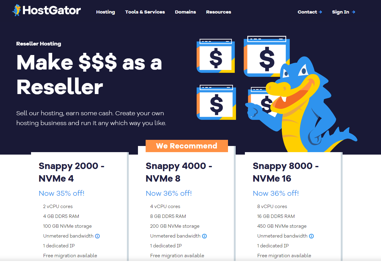 HostGator Reseller Hosting