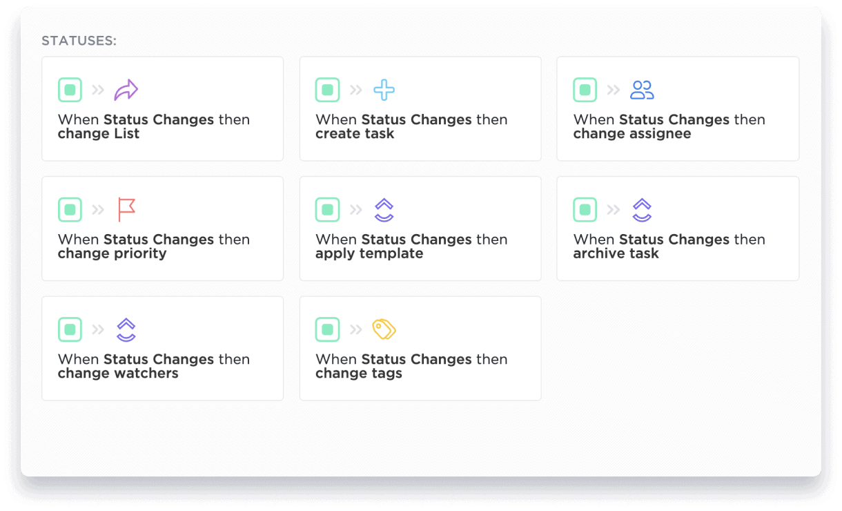 ClickUp robust automation features