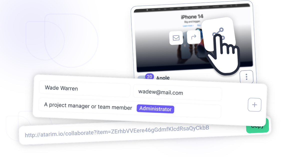 Guide to inviting team members and clients in Atarim
