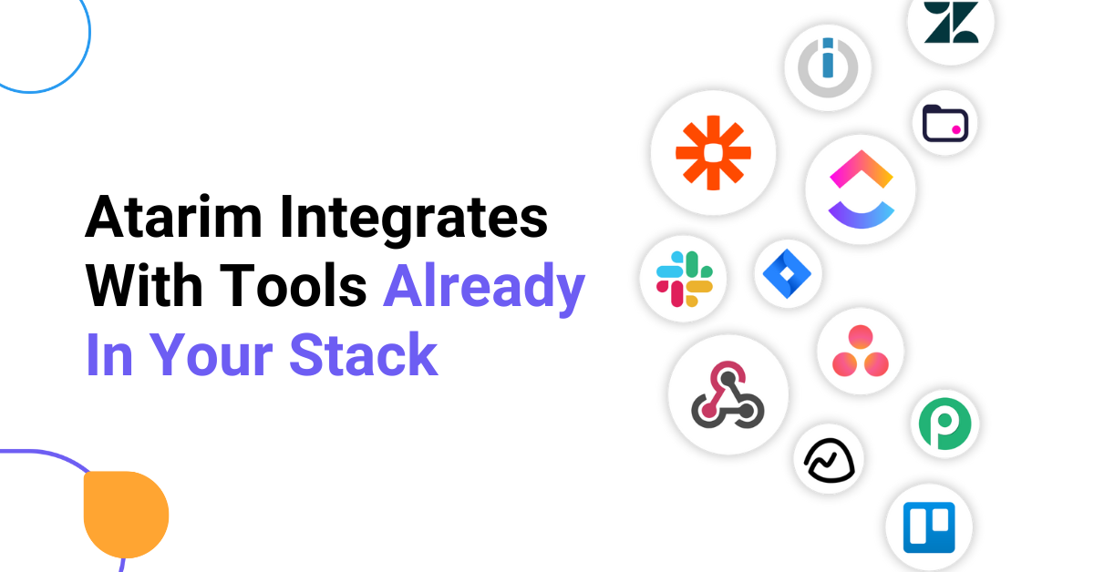 Image demonstrating Atarim integrations that streamline workflows in a design feedback culture.